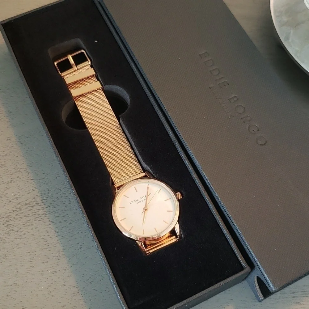 NIB Eddie Borgia The Soho Watch Rose-Gold